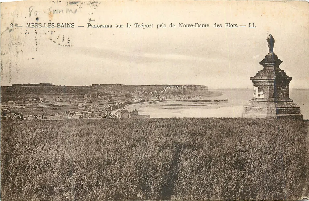Mers-les-Bains — Panorama des Tréport aus der Sicht von Notre-Dame des Flots — LL. - Vorderseite