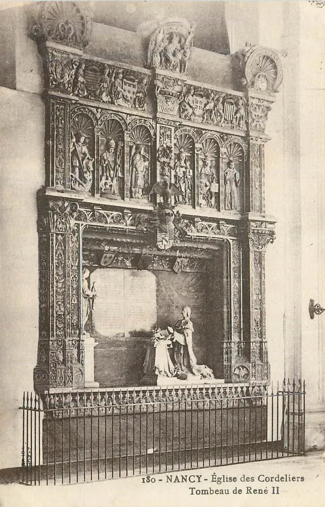 NANCY — Kirche der Cordeliers — Grabmal von René II - Vorderseite