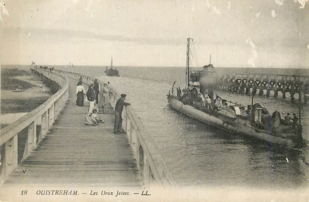 Ouistreham — De Twee Dijken — LL. — N° 18 - Voorkant