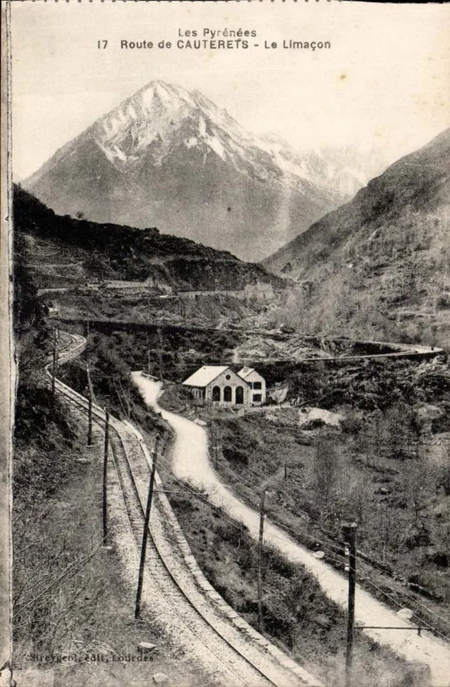 Os Pirineus — Estrada de Cauterets - Le Limaçon — Breyneol, editor Lourdes - Frente