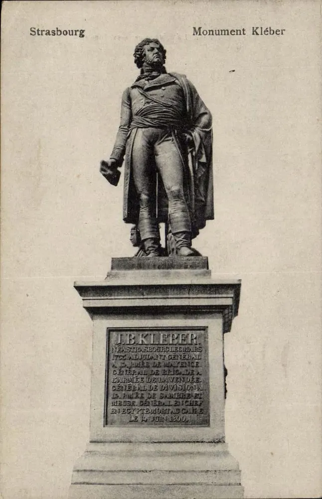Strasbourg — Monument Kléber — Félix Luth, editor, Strasbourg - Frente