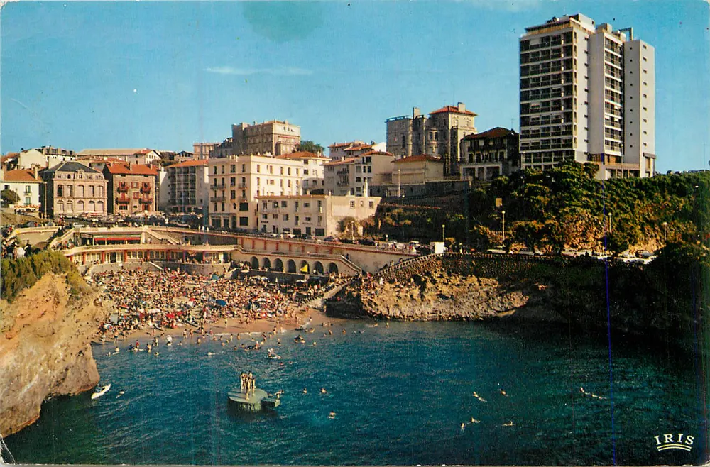 Praia da Condamine — Nice — editor IRIS, número de série não visível - Frente