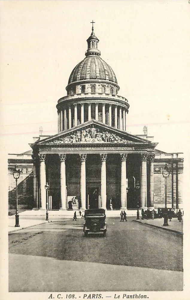 Paris — A Vista do Panthéon — A.C. 108 - Frente
