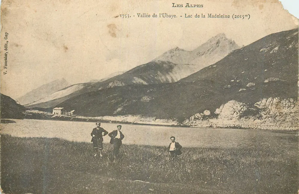 Lac de la Madeleine — Vallée de l'Ubaye — éditeur V. Fourniâr, Gap - Vorderseite