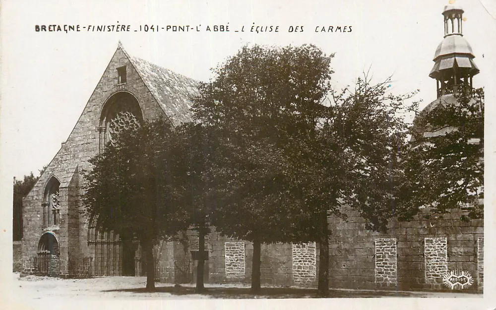 Pont-l'Abbé — Die Kirche der Carmeliter — BreTAGNE-FINISTÈRE_1041 - Vorderseite