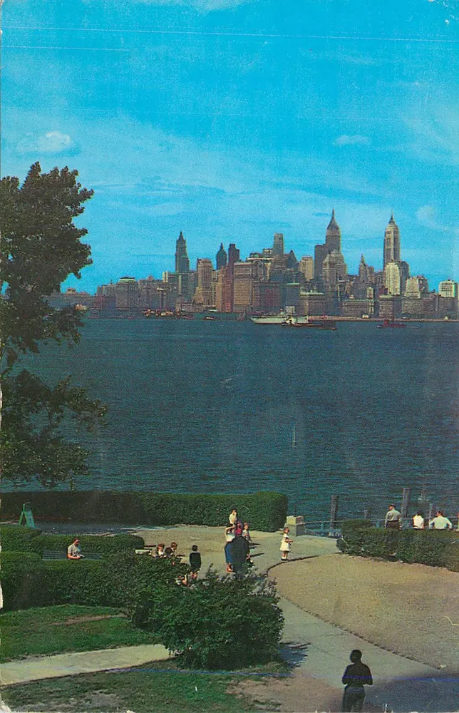 Aussicht auf Manhattan — New York — Verlag nicht sichtbar - Vorderseite