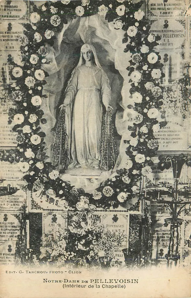 Unsere Liebe Frau von Pellevoisin — Innenansicht der Kapelle — Edit. G. Tanchou, Foto Clion - Vorderseite