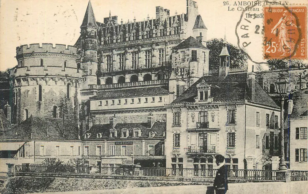 Amboise — O Castelo — editor desconhecido, n° 26 - Frente