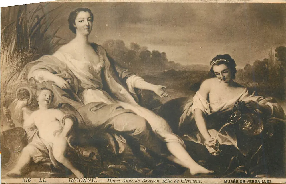 Marie-Anne de Bourbon, Mlle de Clermont — Musée de Versailles - Vorderseite