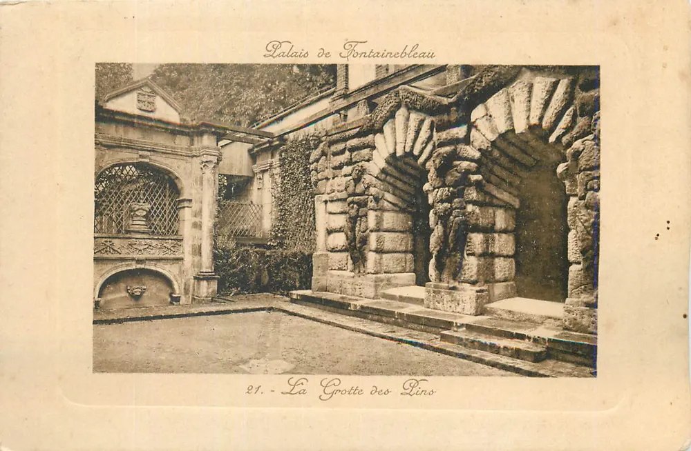 Palast von Fontainebleau — Die Höhle der Pino — n°21 - Vorderseite