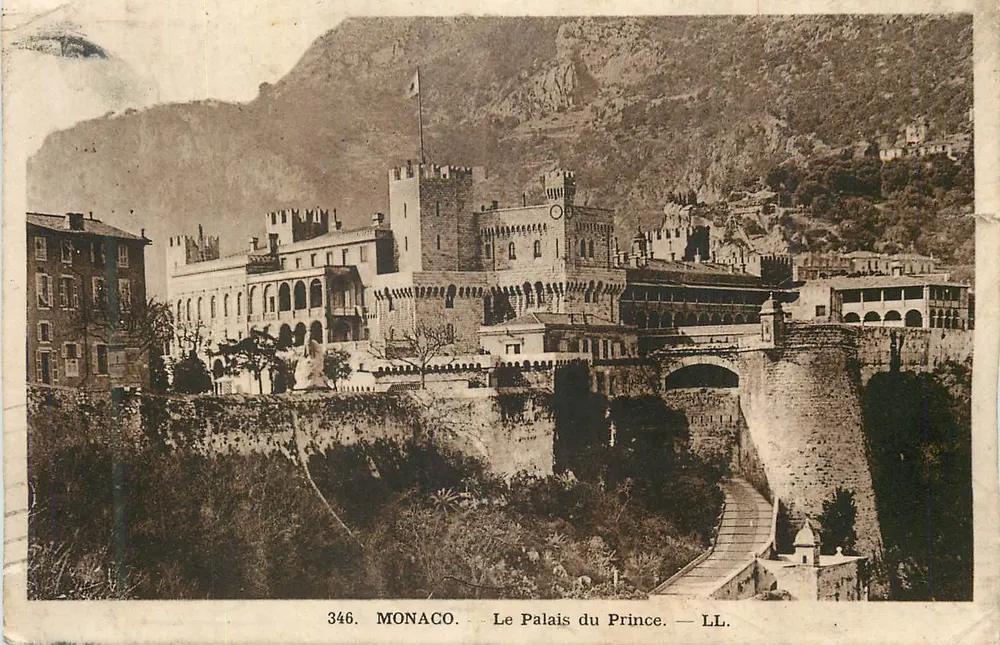 Monaco — O Palácio do Príncipe — LL. n° 346 - Frente