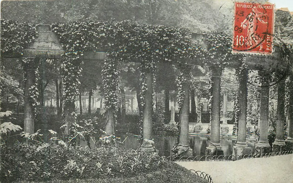 Pavilhão das Colunas — Jardim das Tuileries — Paris — Editor não identificado - Frente