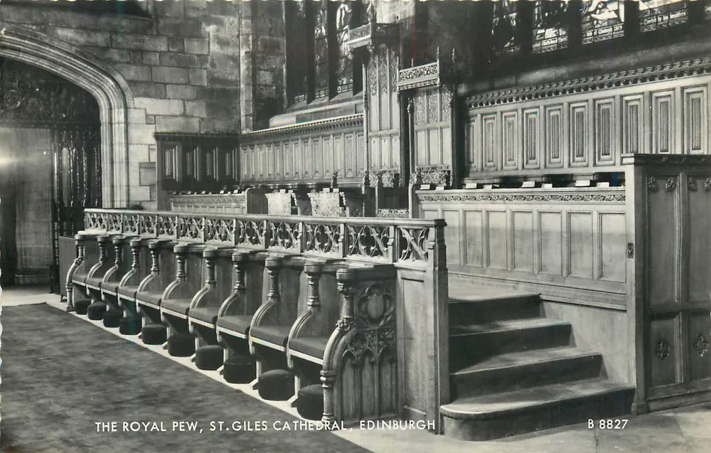 The Royal Pew, St Giles' Cathedral, Edinburgh — B 8827 - Front
