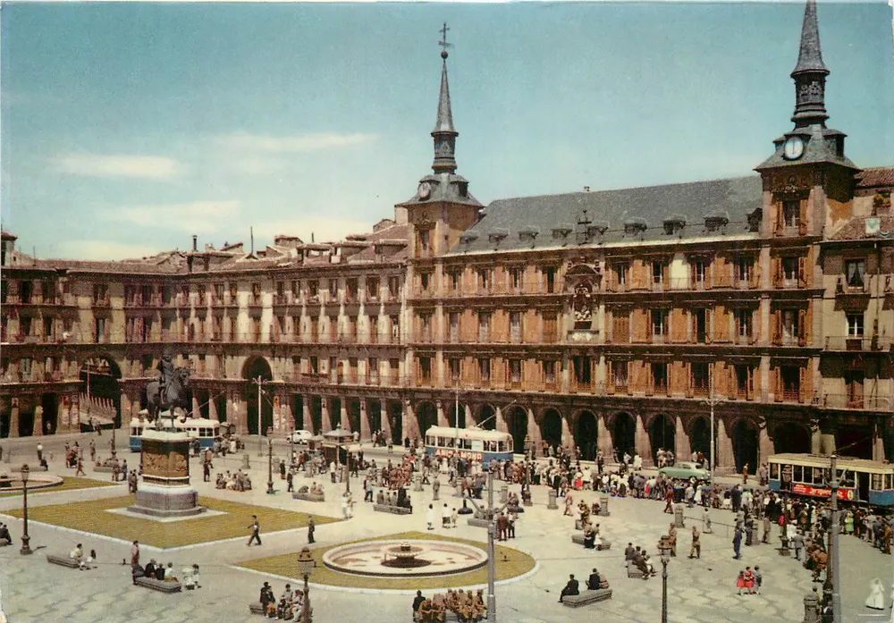 Place Mayor de Salamanca — vista panorâmica — editor desconhecido - Frente