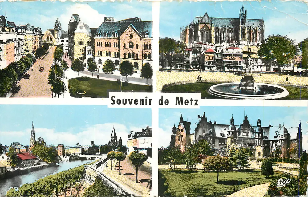 Metz — Erinnerung an Metz — unbekannter Verlag, Seriennummer nicht sichtbar - Vorderseite