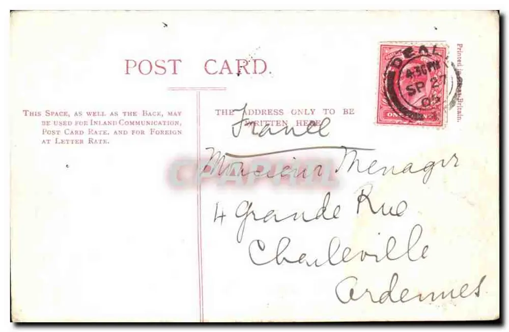 Deal from Pier — vue du quai et de la plage — éditeur Burrow - Verso