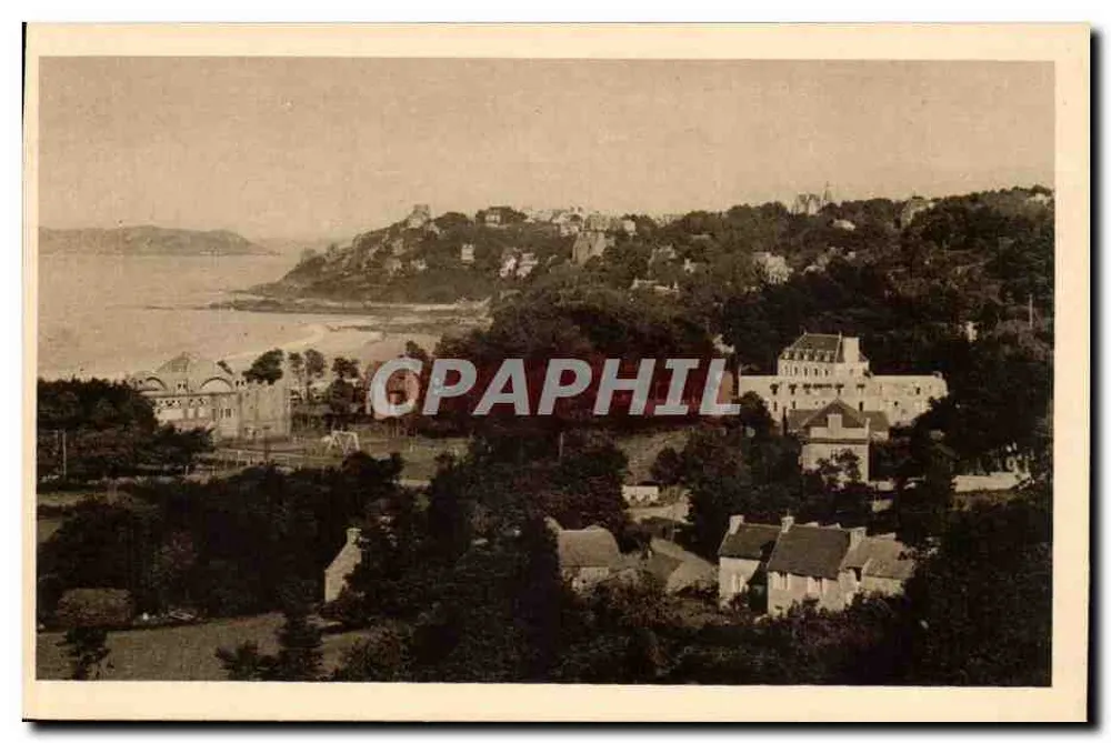 Perros-Guirec (C.-du-N.) — Panorama de Trestraou — Edição de Arte A. Briel, Angers - Frente