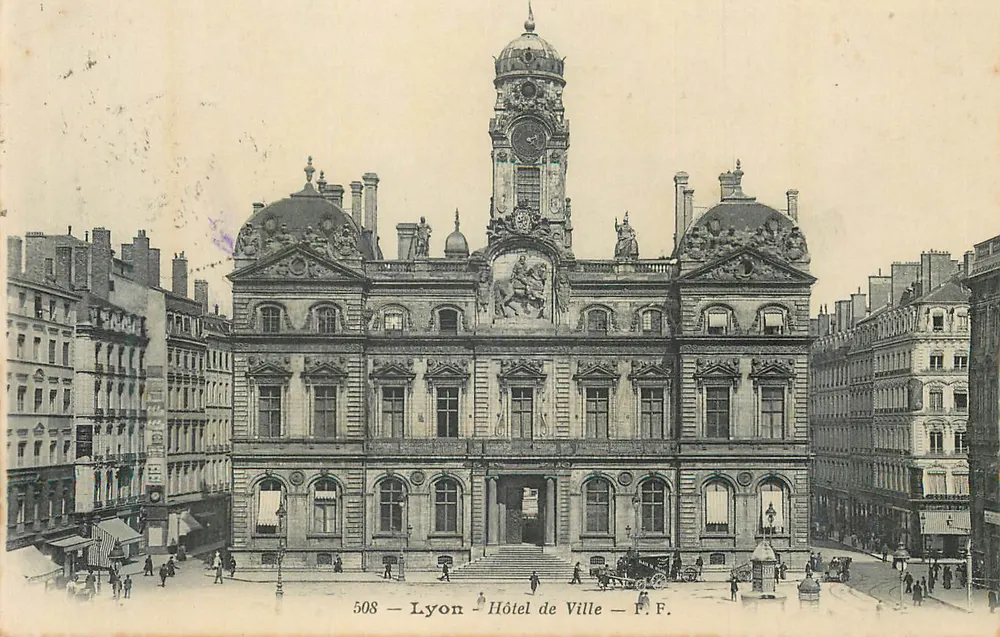 Lyon — Hotel de Ville — F.F. — n° 508 - Frente
