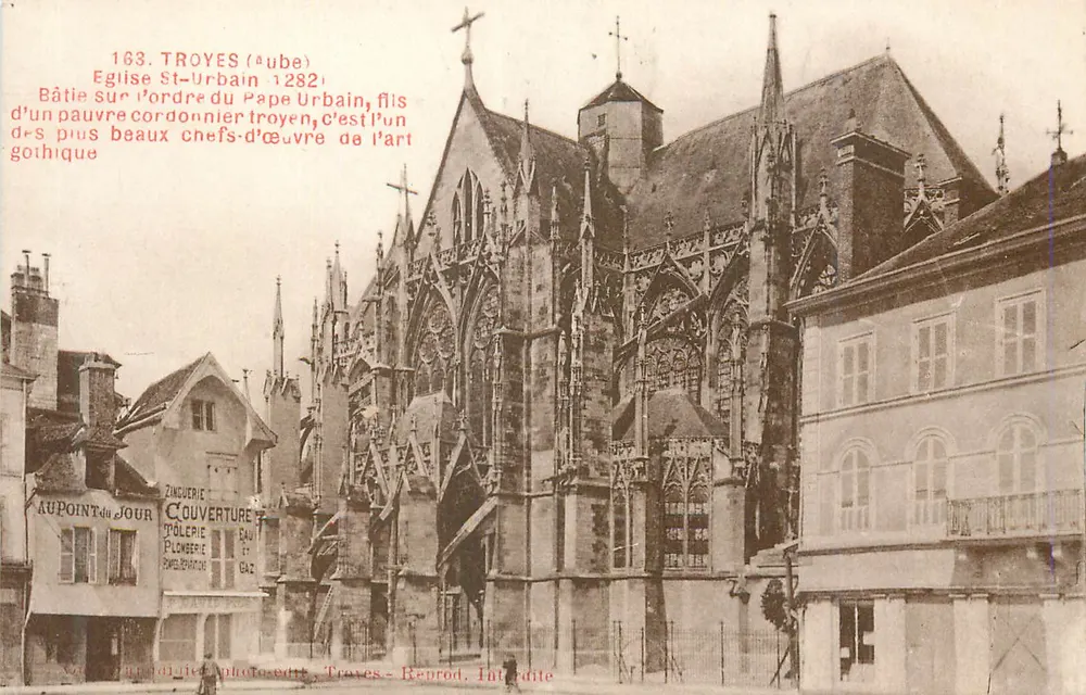 Troyes (Aube) — Kirche Saint-Urbain — phot. edit. Troyes - Reprod. Intégrale - Vorderseite