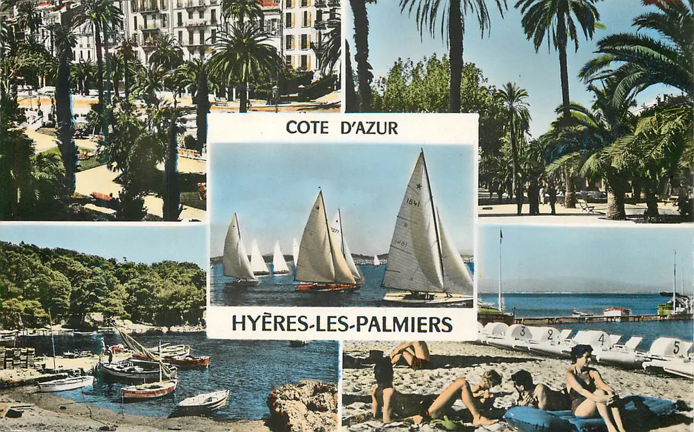 Côte d'Azur — Hyères-les-Palmiers — vue panoramique - Recto