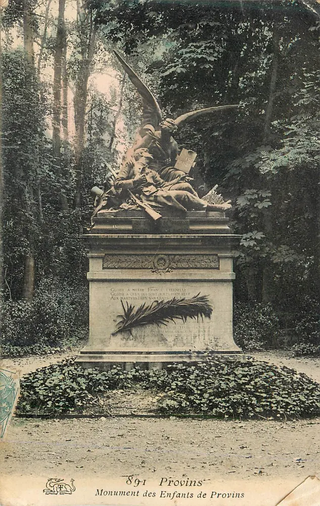 Monument des Enfants de Provins — Provins — éditeur '891' - Recto