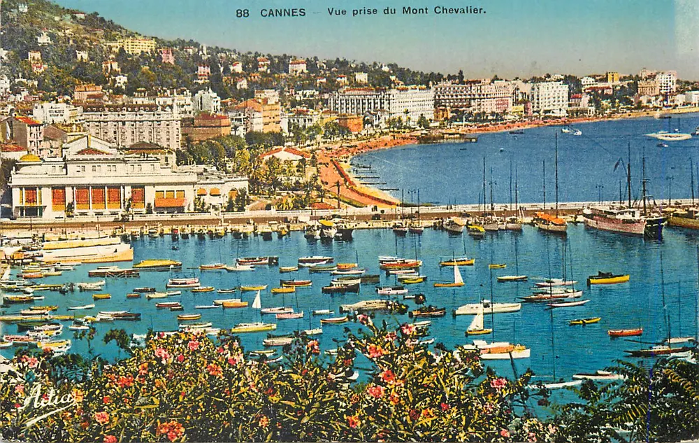 CANNES — Vue prise du Mont Chevalier — Actia - Recto
