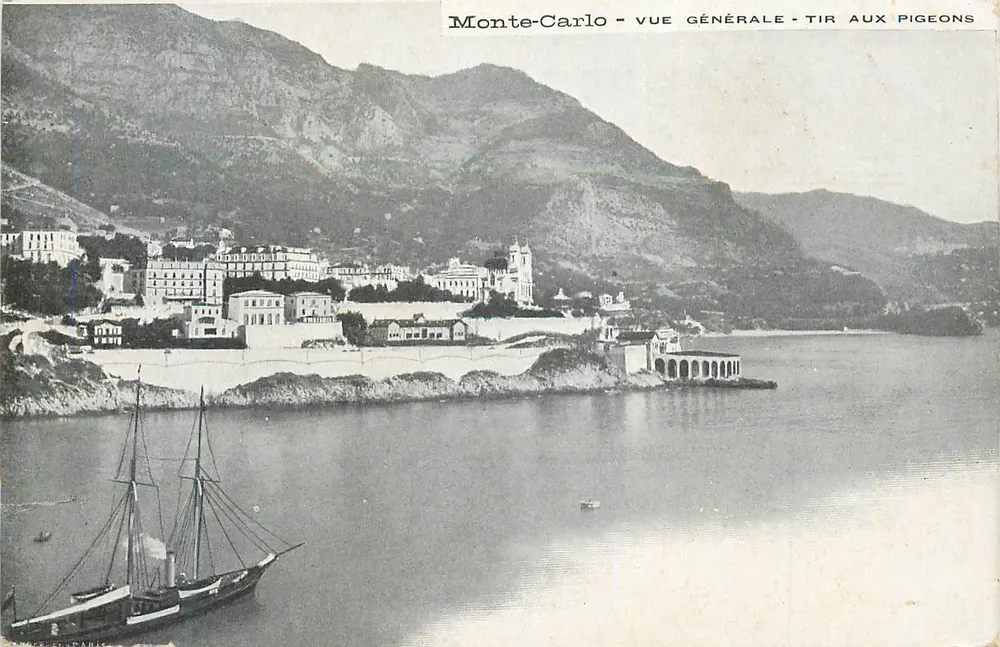 Monte-Carlo - Vue Générale - Tir aux Pigeons - Recto