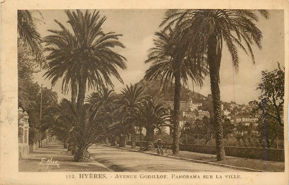 Hyères - Avenue Godillot - Panoramablick auf die Stadt - Vorderseite