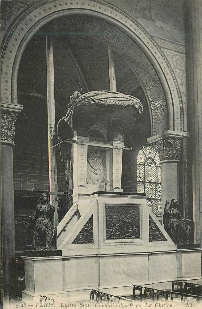 Paris — Église Saint-Germain-des-Prés. La Chaire — ND. - Recto