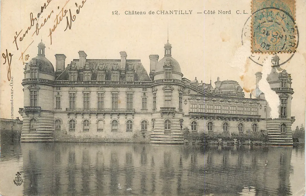 Castelo de Chantilly — Lado Norte C.L. - Frente