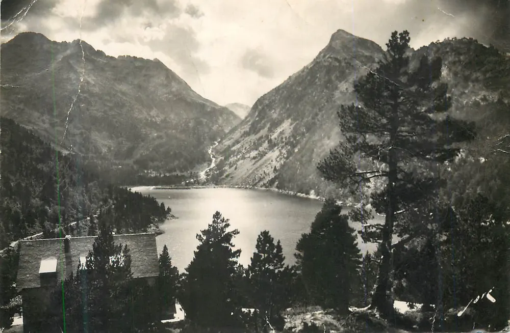 Lac de l'Estany de Sant Maurici — vue panoramique — éditeur non identifiable - Recto
