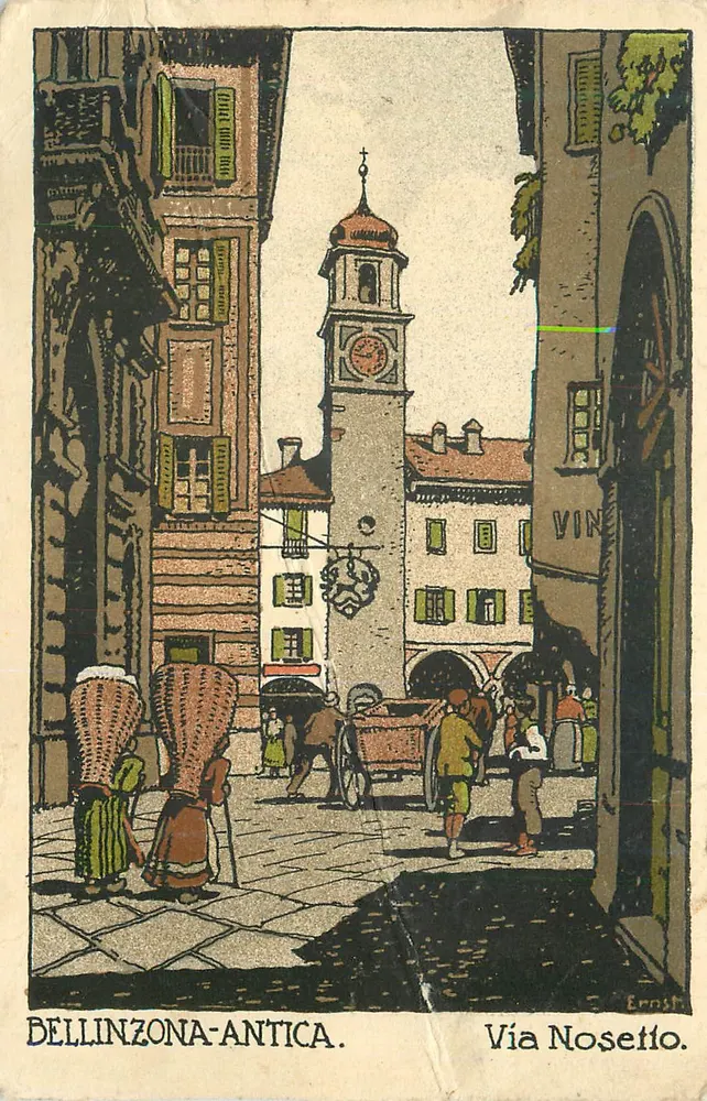 Bellinzona Antica — Via Nosetto — Ernst - Vorderseite