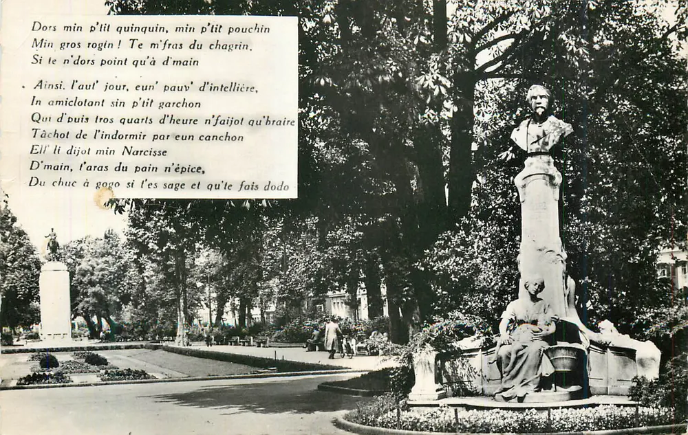 Fontaine de Narcisse — Jardin public — Editor desconhecido, número de série não visível - Frente