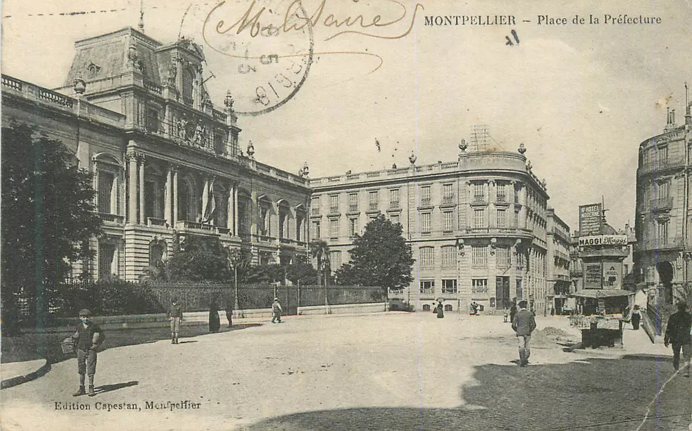 Montpellier — Place de la Préfecture — Edição Capestan, Montpellier - Frente