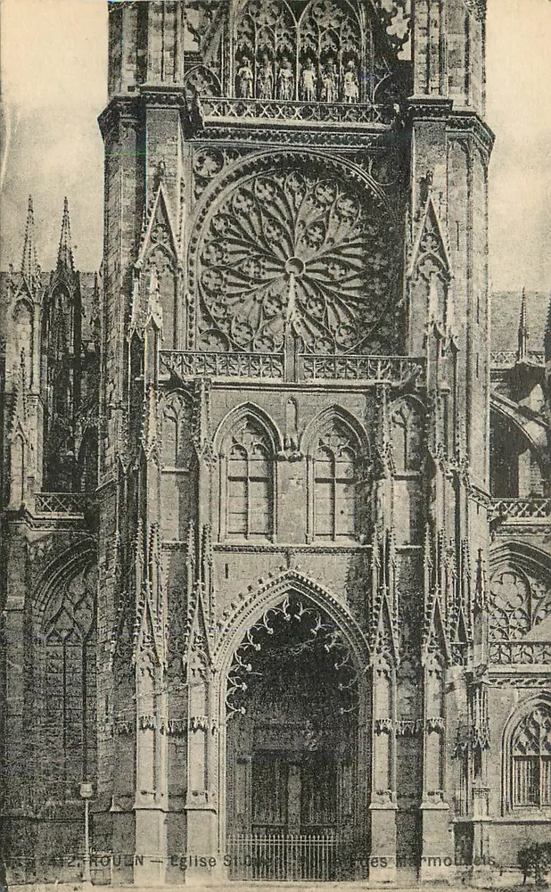 Faizrouen — Igreja de Saint-Denis — Fries normandes - Frente