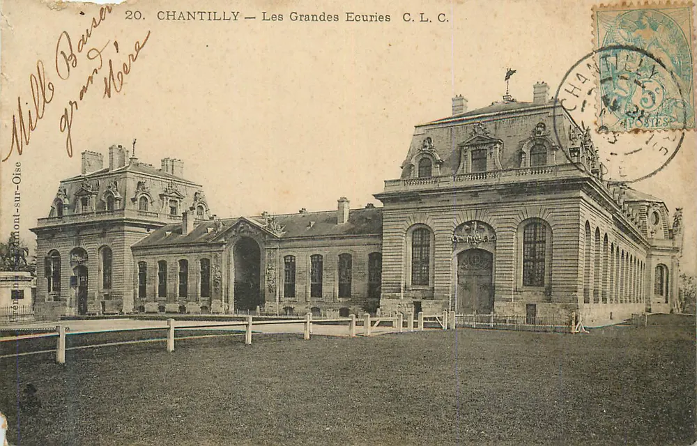 Chantilly — Les Grandes Ecuries — C.L.C. - Frente