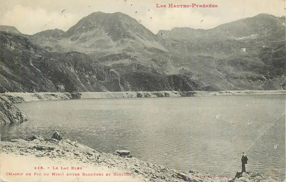 Der Blaue See — Massiv des Pic du Midi — zwischen Bagnères und Barèges — Les Hautes-Pyrénées - Vorderseite
