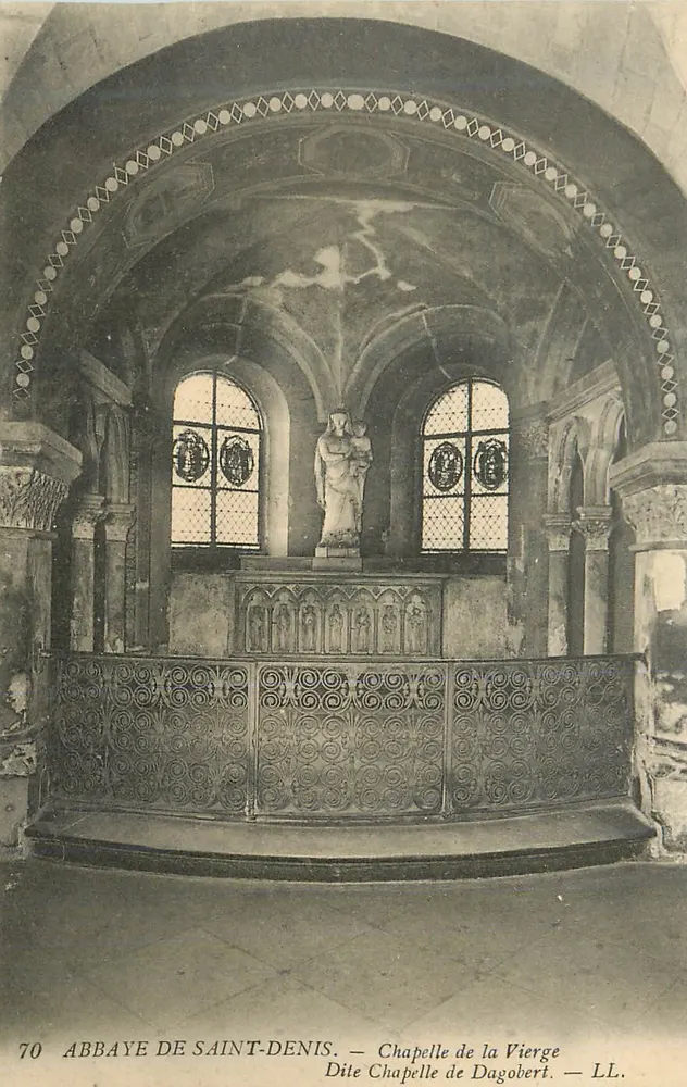 Abadia de Saint-Denis — Capela da Virgem (dita Capela de Dagobert) — LL. n°70 - Frente