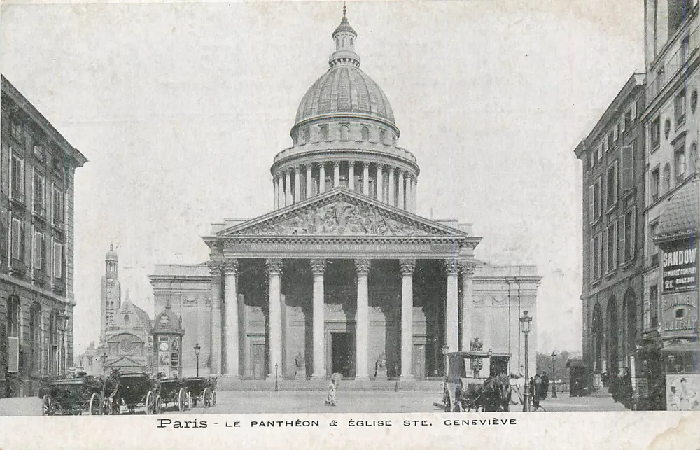 Paris - Le Panthéon & Église Ste. Geneviève — Sandow - Recto