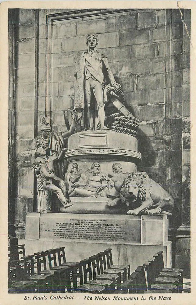 St. Paul's Cathedral — Le monument Nelson dans la nef - Recto