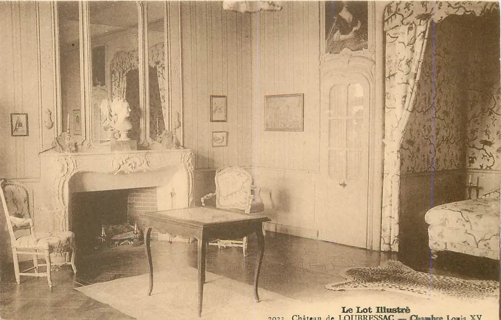 Schloss LOUBRESSAC — Zimmer Louis XV — Le Lot Illustré, n° 2023 - Vorderseite