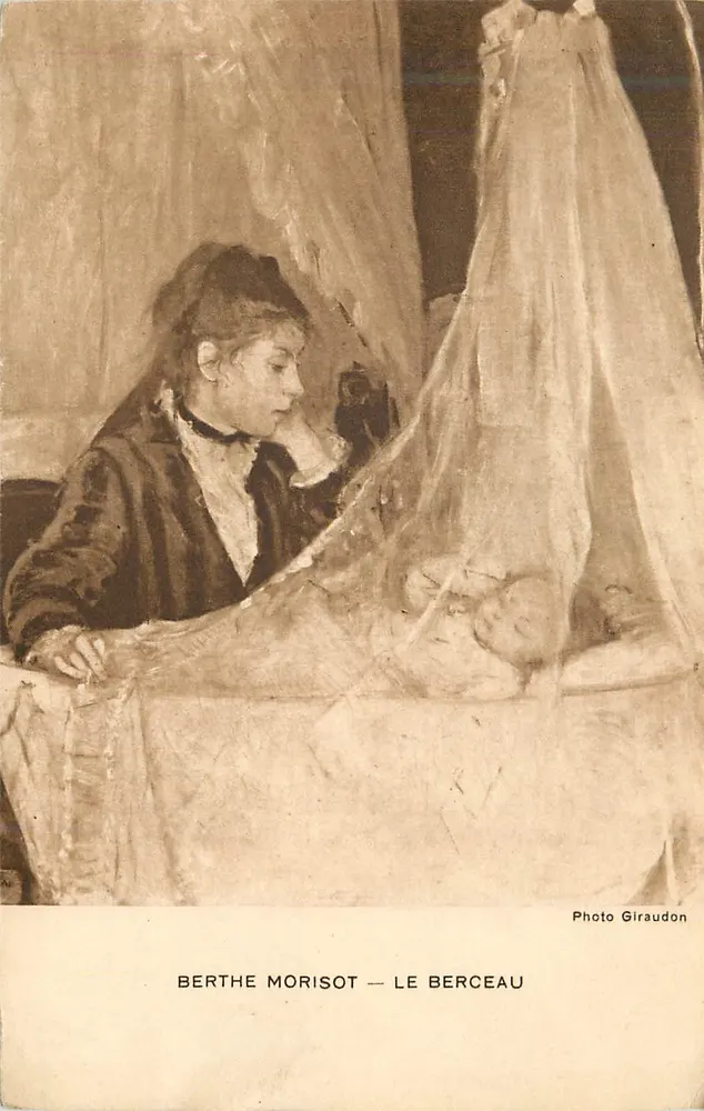 Berthe Morisot — O Berço — Foto Giraudon - Frente