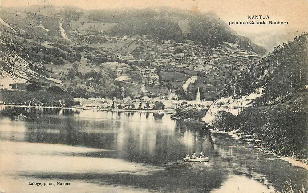 Nantua — vue prise des Grands-Rochers — Lalogue, phot. Nantua - Recto