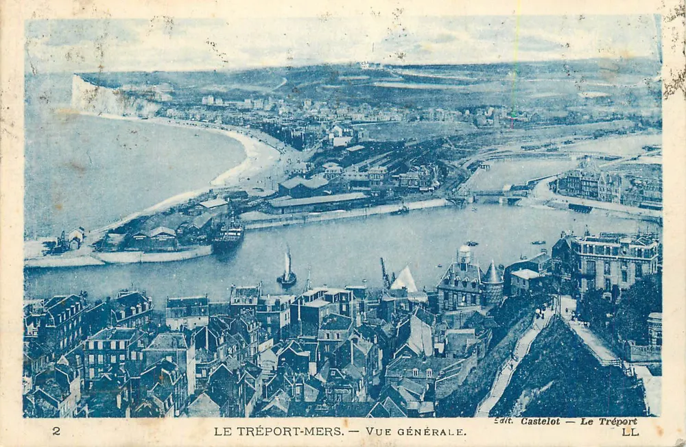Le Tréport-Mers — Vista Geral — Edição Castelot — Le Tréport LL - Frente
