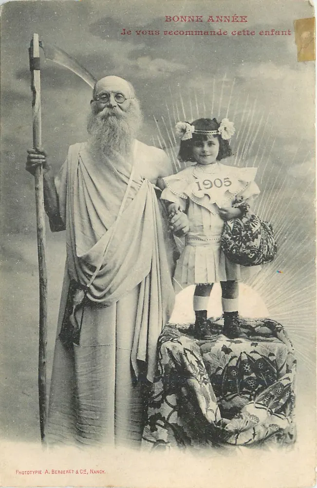 सूरज और बच्चा — 1905 — फोटोटाइप ए. बर्गेरेट एंड सी, नैंसी - आगे