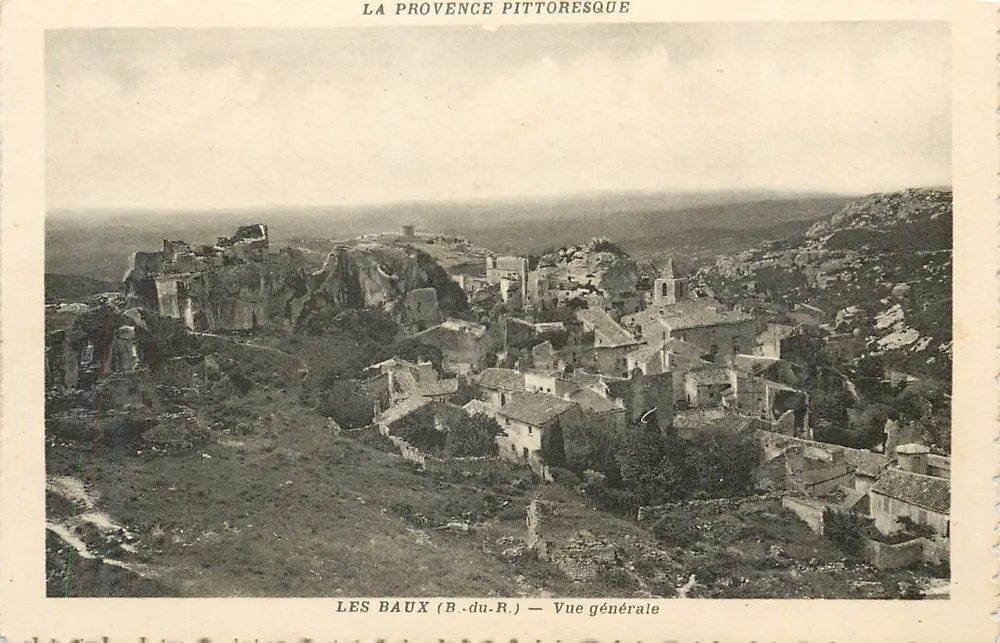 Les Baux (B.-du-R.) — Allgemeiner Blick — Pittoreske Provence - Vorderseite
