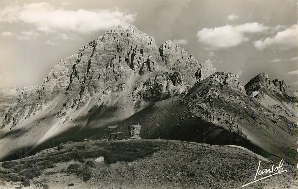 Monte Pizol — vista panorâmica — Jansol - Frente