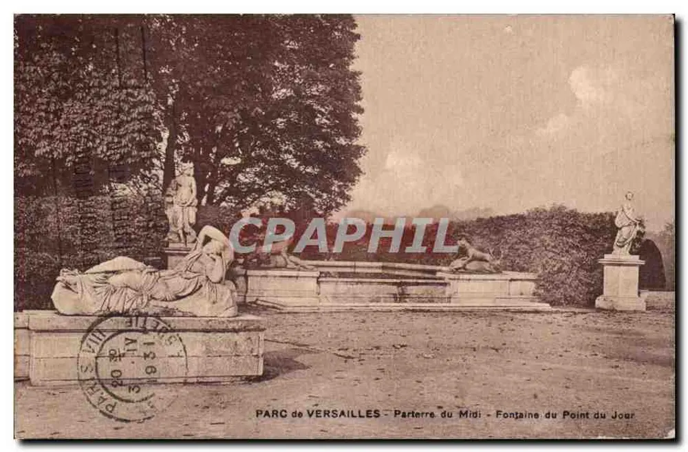 Park von Versailles - Parterre du Midi - Fontaine du Point du Jour - Vorderseite