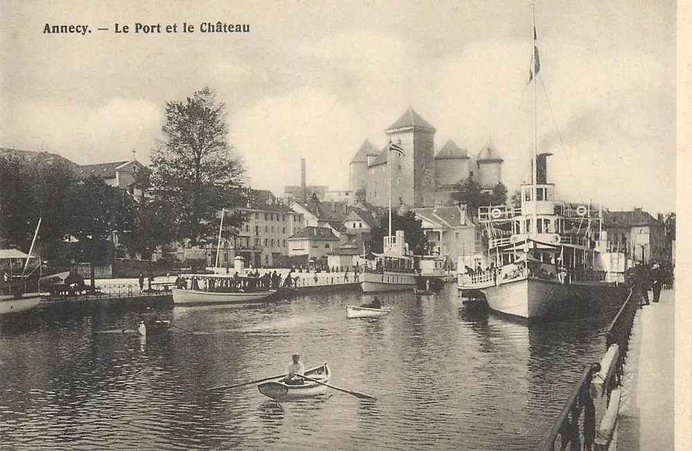 Annecy — Le Port et le Château - Recto