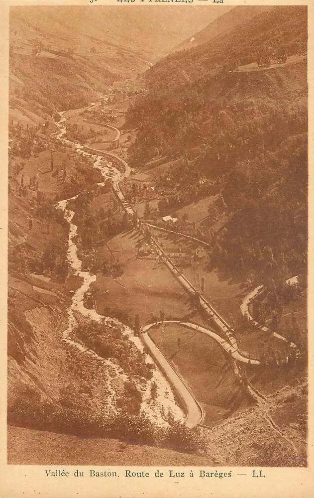 Vale do Baston, Estrada de Luz a Barèges — LL - Frente